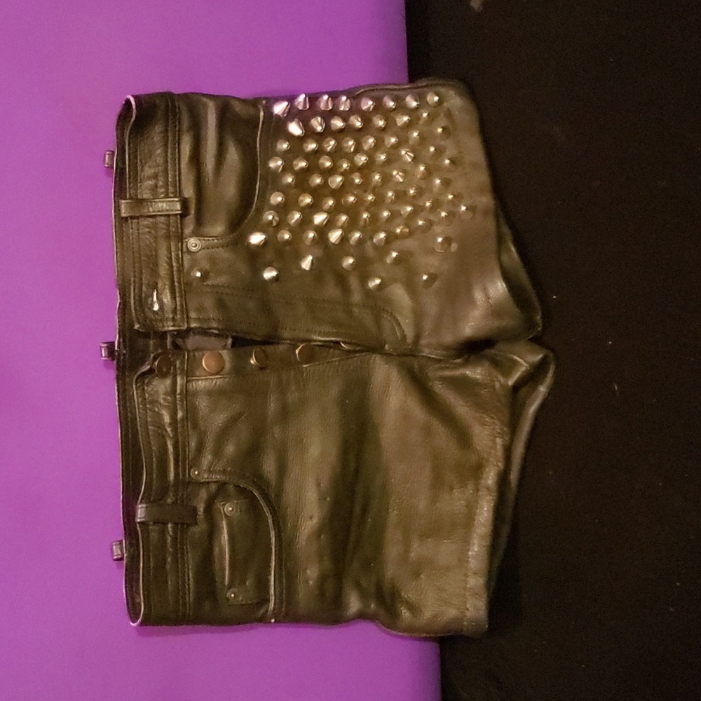 Rugged Priest NWT Leather Shorts